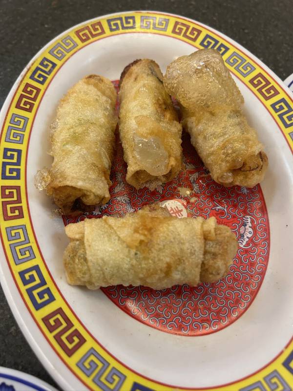 Vietnamese fried spring rolls (gluten free, deep fried in gluten free dedicated fryer)