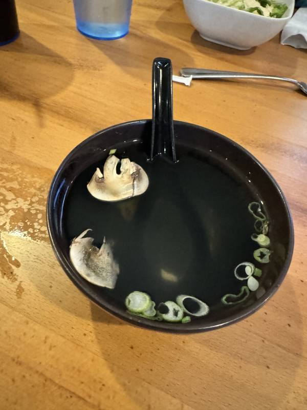 Clear soup